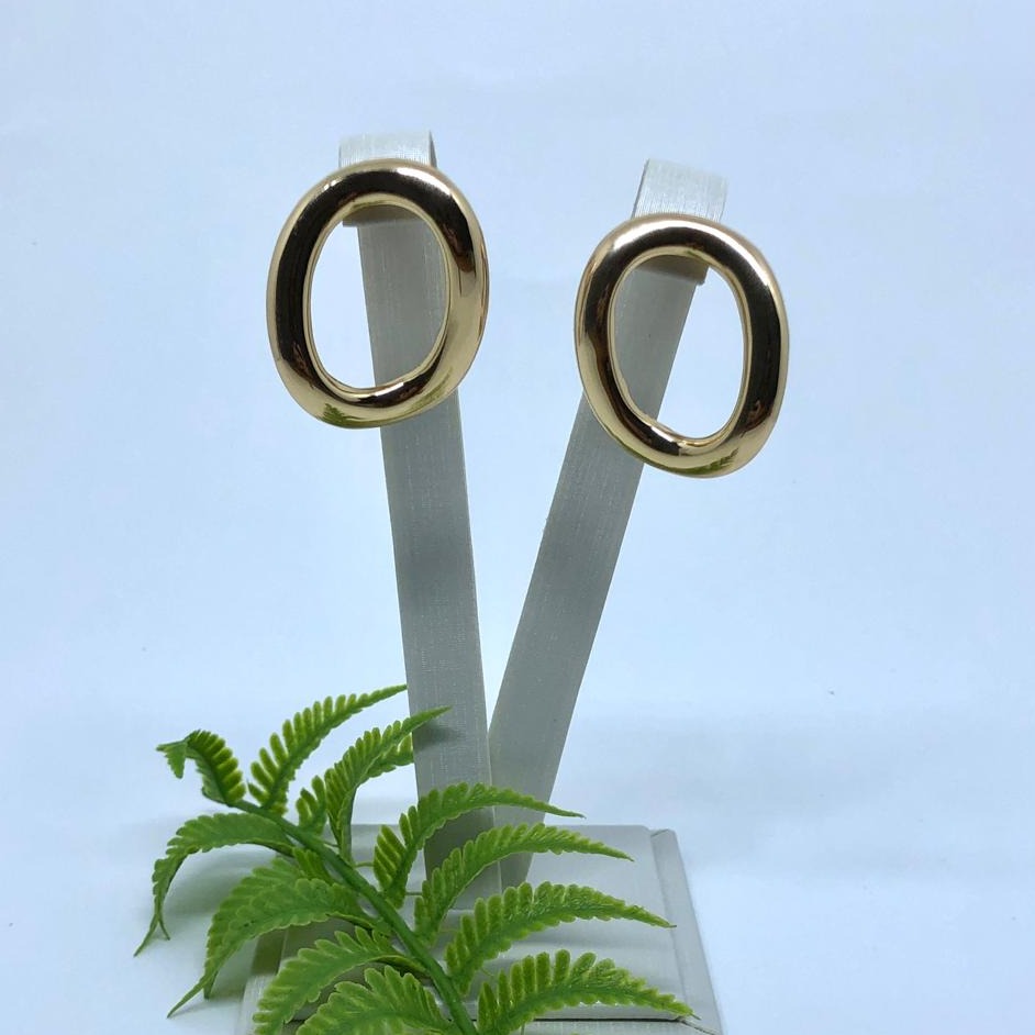 Oval Hoop Earrings