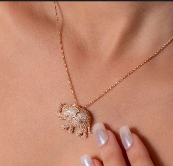 Elephant Pendant Necklace