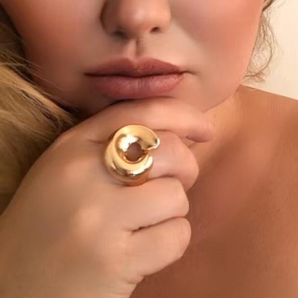 Máxima Ring, gold plated