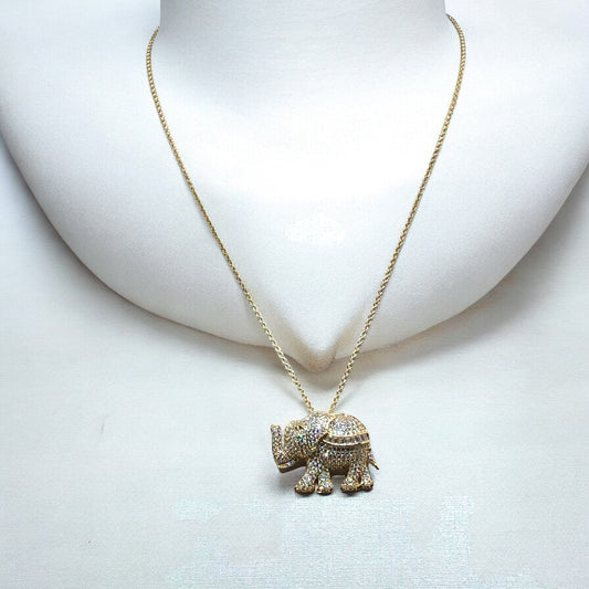 Elephant Pendant Necklace