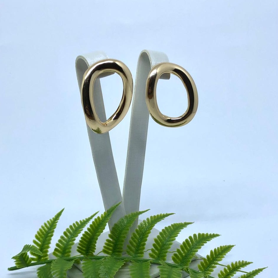 Oval Hoop Earrings