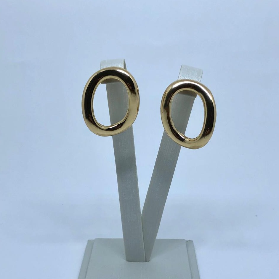 Oval Hoop Earrings