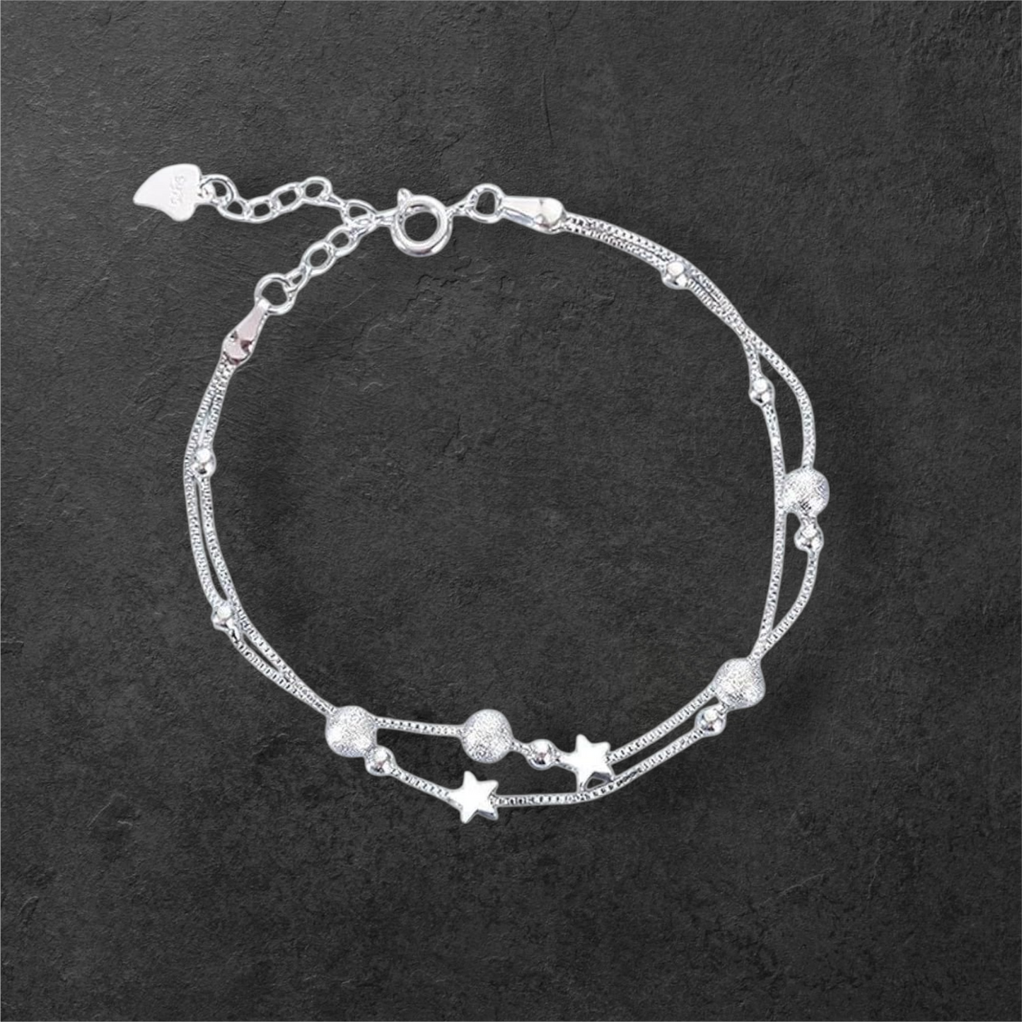 Stella Double Layered Star Blacelet