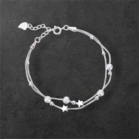 Stella Double Layered Star Blacelet