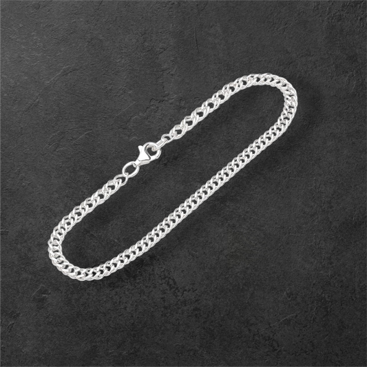 Helena Double Curb Chain Bracelet