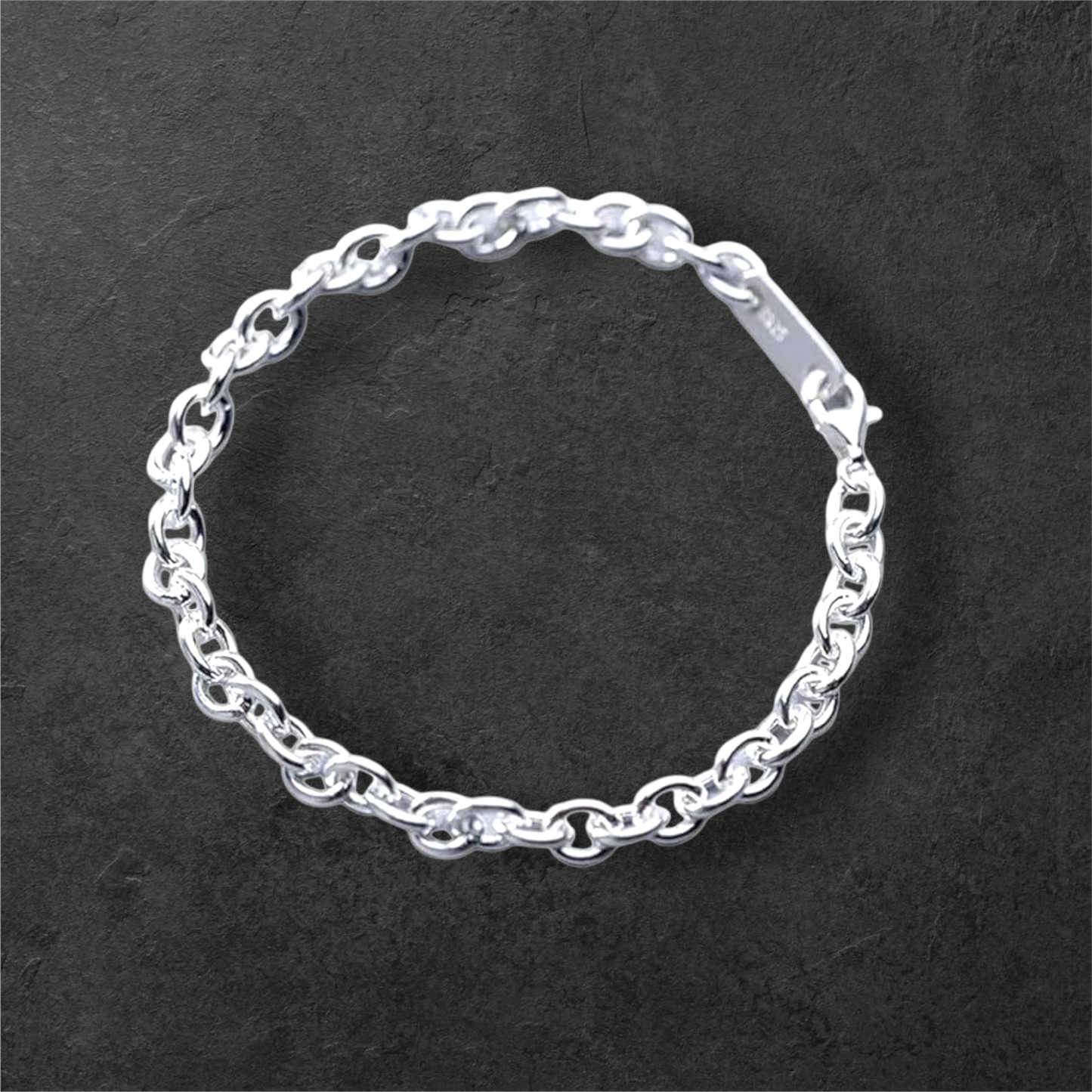 Elena Geometric Chain Bracelet