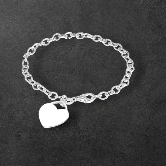 Valentina Heart Charm Bracelet