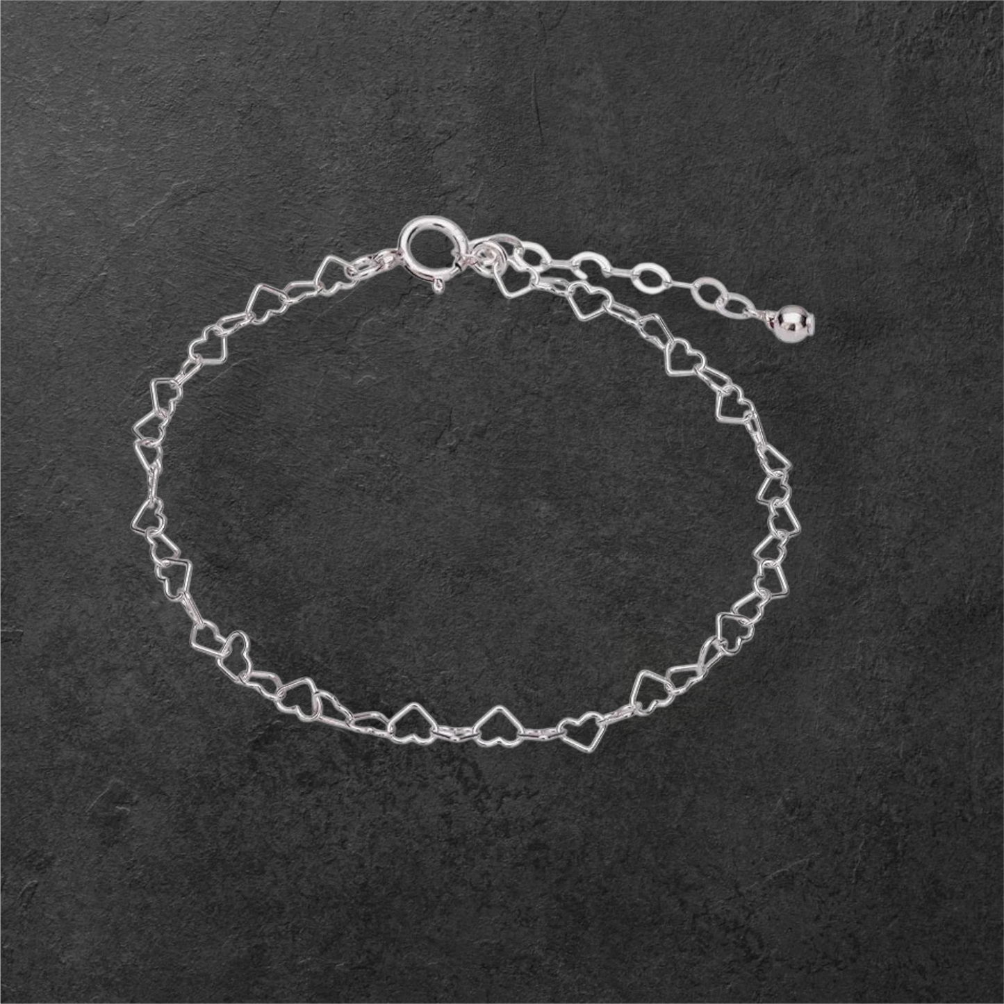 Luna Hearts Chain Bracelet