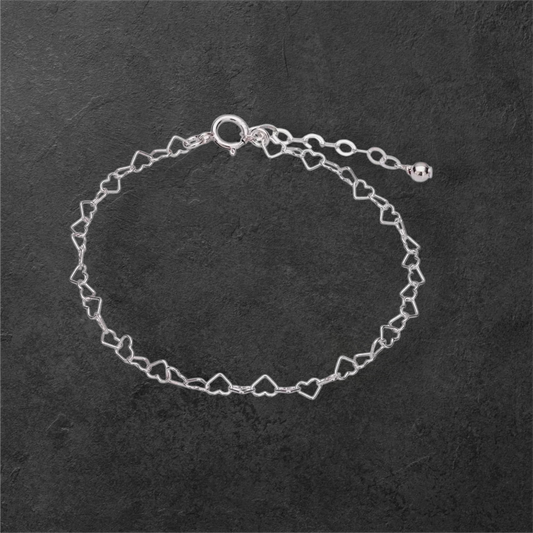 Luna Hearts Chain Bracelet